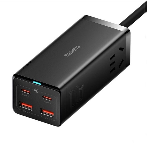 베이스어스 멀티 충전기 U2 C2 65W BASEUS Sac nhanh da nang GaN Pro Desktop Powerstrip