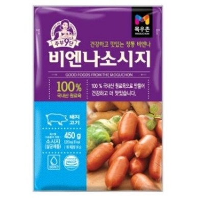 목우촌 주부9단 비엔나 450g MOGUCHON Xuc xich vien