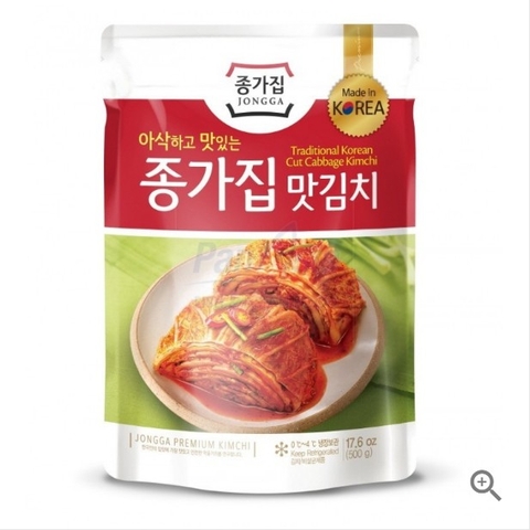 종가집 맛김치 500g Kim chi cai thao cat lat tui