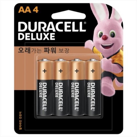 듀라셀 알카라인 건전지 AA 4개입 Duracell everyday alkaline AA4