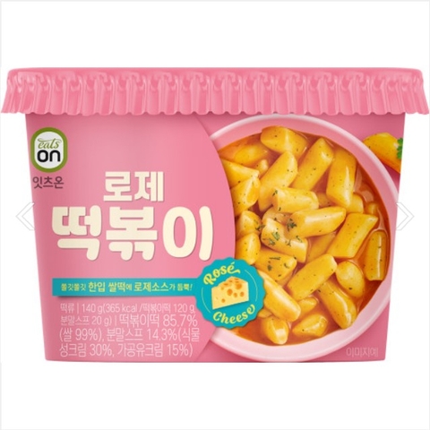 HY 잇츠온 로제 떡볶이 140g EATS ON Tokbokki vi pho mai coc