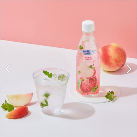 HY 잇츠온 스파클링에드 피치모히또 350ml EATS ON Nuoc soda vi dao