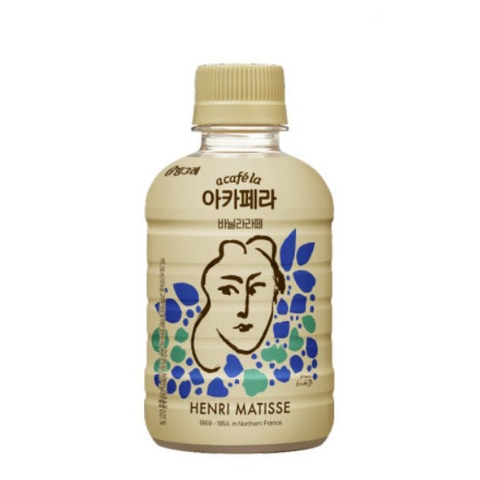 빙그레 아카페라 바닐라 라떼 240ml BINGGRAE A Cafe la Ca phe Vanilla Latte