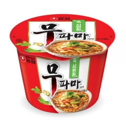 농심 무파마 큰사발 112g NONGSHIM My an lien Mupama bat