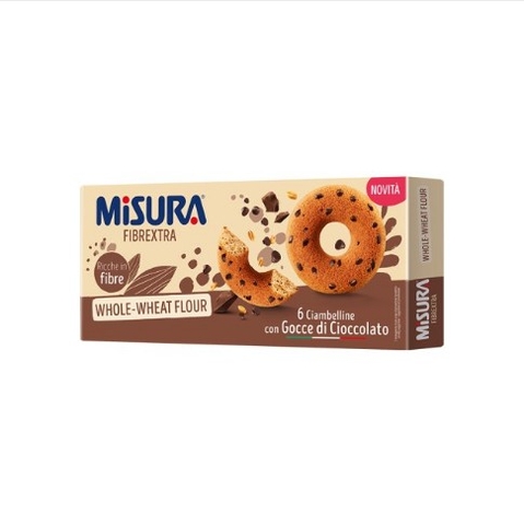 이탈리아 미주라 초코칩 통밀 도넛츠 230g MISURA Banh donut socola lua mi nguyen chat
