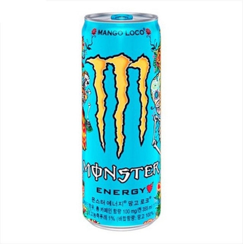 한국 코카콜라 몬스터 에너지 망고 로코 355ml Monster Mango Loco HQ
