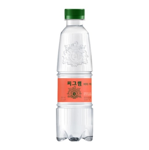 한국 코카콜라 씨그램 비타 자몽 탄산수 350ml Nuoc khoang co gas vi buoi hong