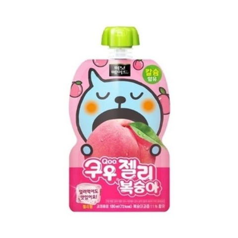 한국 코카콜라 미닛 메이드 쿠우 젤리 복숭아 130ml Thach vi dao