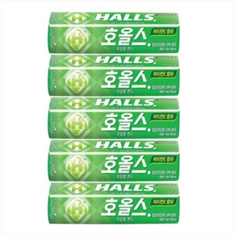 호올스 라임향 캔디 27,9g Halls keo ngam tri ho vi chanh