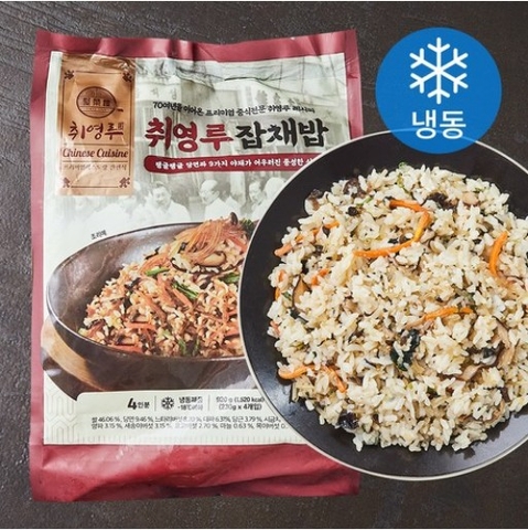 취영루 잡채밥 4입 920g Com tron mien