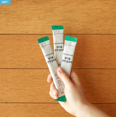 안국약품 원더풀 면역 알로에 280g Thuc pham chuc nang tang cuong mien dich chiet xuat lo hoi