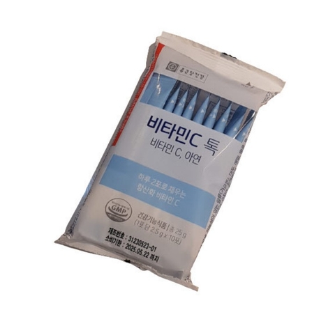 종근당건강 비타민C톡 분말 2.5g x10포 Thuc pham bo sung vitamin C