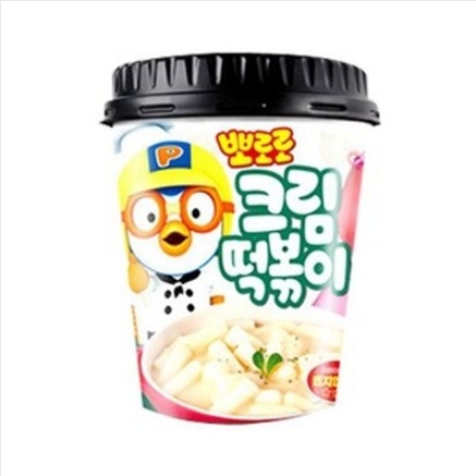 뽀로로 크림 떡볶이 115g Banh gao Pororo sot kem