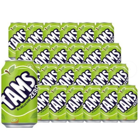 탐스 제로 사과키위 355ml TAMS ZERO Nuoc giai khat vi tao kiwi