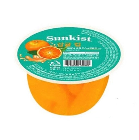 썬키스트 감귤 컵 113g Sunkist Nuoc ep cam quyt