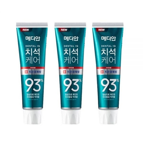 메디안 치석치약 잇몸 120g MEDIAN Kem danh rang 93-xanh la