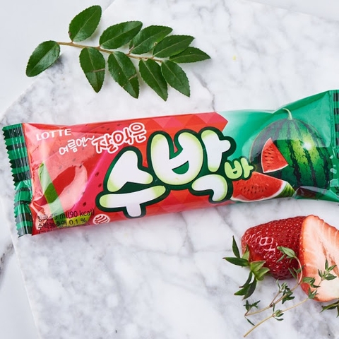 롯데 수박바 75ml LOTTE Kem dua hau