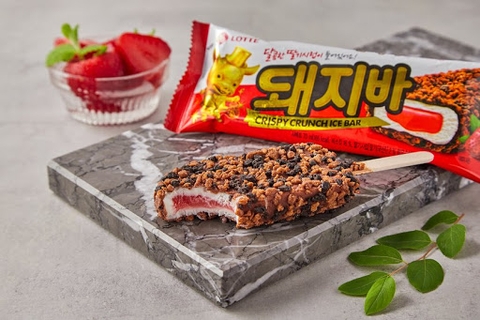 롯데 돼지바 70ml LOTTE Kem thanh heo