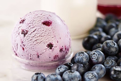 프랑스 하겐다즈 블루베리 & 크림 미니컵 100ml HAAGEN-DAZS Kem viet quat & kem tuoi hop mini