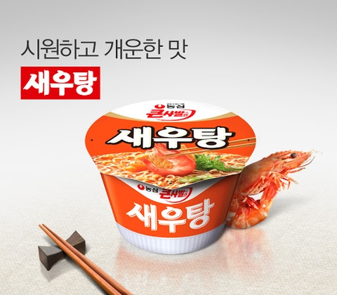 농심 새우탕 큰사발 115g NONGSHIM My tom bat to