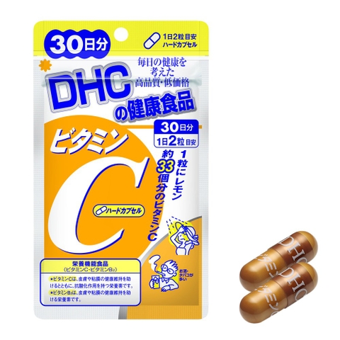 일본 DHC 비타민 C 하드캡슐  30 일분 DHC VITAMIN C HARD CAPSULE (30 ngay)
