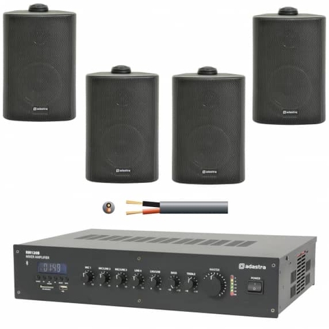 Truyền âm thanh volt và amply kháng trở. Chọn Loa-Amply cho âm thanh công trình.