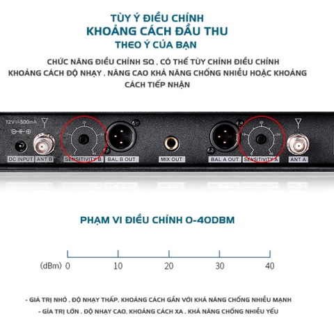 Điều chỉnh SQ (Sensitivity) trên mciro làm gì?