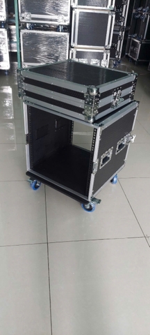 Tủ Case Nhôm 10U Nắp Rời Khoá Bướm Không Ngăn Mixer