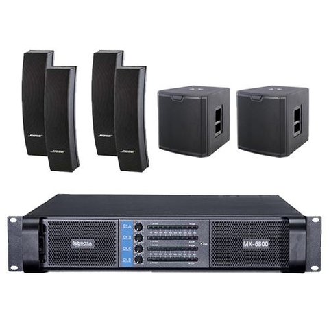 BOSA MX6800 Main 4 kênh 600Wx4,  40 sò công suất lớn