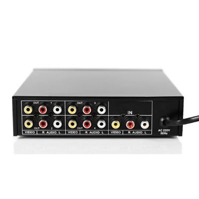 Chia Audio vào 1 ra 4, dùng điện