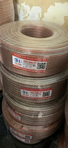 DÂY LOA TÍN HƯNG 300T, Nhập khẩu chính ngạch - Size: 1.35x 2 lõi song song, 100M