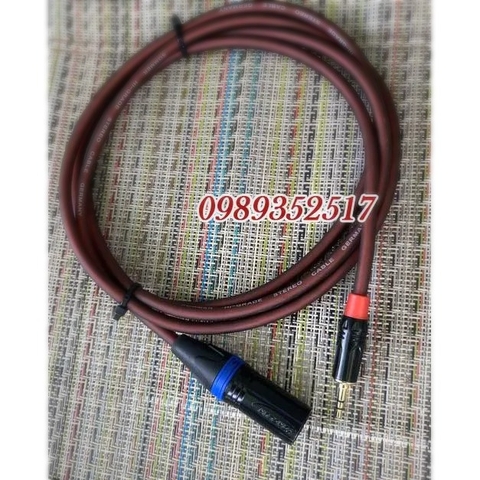 TAD-165 1.5M Dây 3.5mm to canon Đực (XRL Female & 3.5mm)