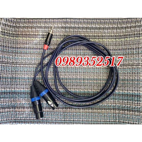 TAD-155 Dây Canon Đực 2 x XLR ra đầu 3.5mm
