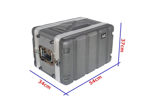Tủ 6U-S ABS Size Vân Carbon, đựng thiết bị âm thanh Phong cách chuyên nghiệp