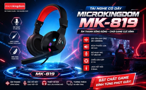 MK-819 Headphone Gaming - Học Hành