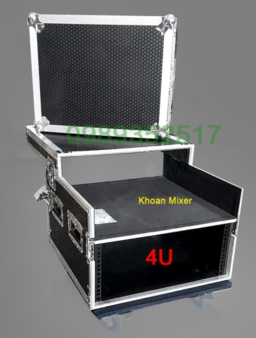 4U Mở 3 Mặt - Kèm khoan Mixer, Có Bánh Xe