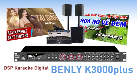 BENLY K3000 Plus - Digital Mixer DSP Karaoke