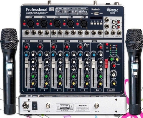 BOSA DX77 - Mixer kèm effect hay và Micro