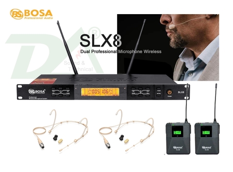 BOSA SLX8 Micro Kẹp Áo Đội, Cho 2 Người Dùng