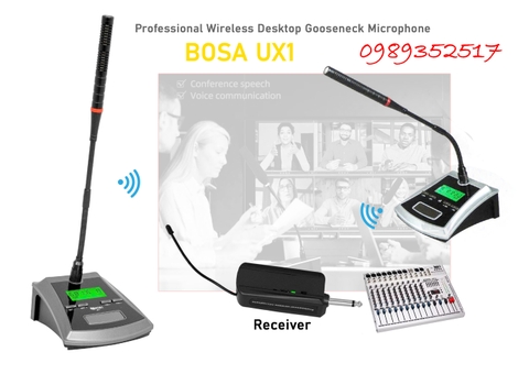 BOSA UX1 Micro cổ ngỗng không dây
