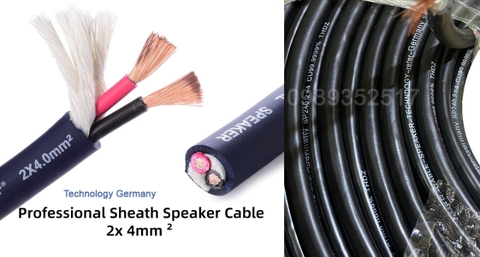 Dây Loa 2x4.0mm2 Dây Loa 100% đồng