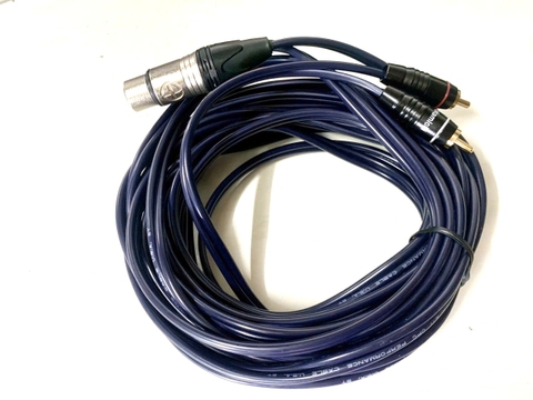 TA033 5M Canon XLR ra 2 bông sen - Dùng cho tín hiệu và Sub 3T với vang số, vang cơ