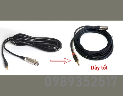 Dây Micro Jack 3.5mm mic thu âm soundcard và Camera