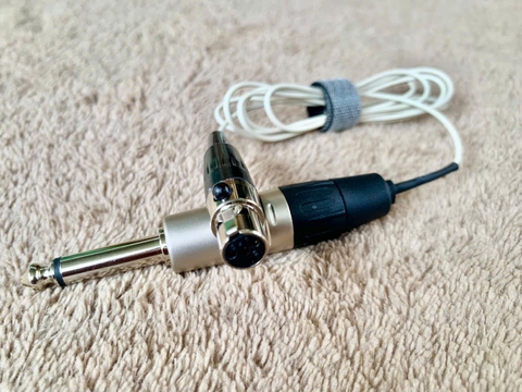 CB-143S Dây kèm Jack NEUTRIK chuyển dùng nhạc cụ kết hợp bộ thu phát SHURE SLX, SLXD SVX, PGX, ULXD, QLXD