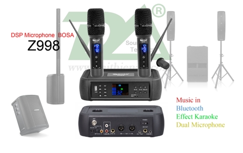Bosa Z998 All in one - Nguyên Dàn Karaoke, Micro Cho Loa Xách Tay