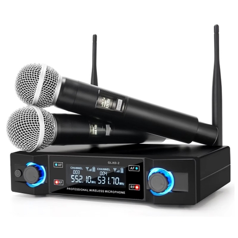 Micro Không Dây GLXD-2 530Mhz-560Mhz - NEW Mẫu Mới, Chất Lượng Siêu Rẻ