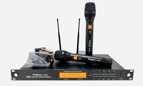 BENLY HP7000 Mic Kim Loại, Tiếng Hay, Tần số 540-590Mhz Chóng Nhiễu Cao, Sóng Mạnh