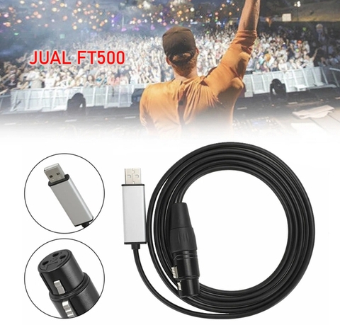 uDmx card USB chỉnh đèn qua PC, Laptop, tablet Andriod