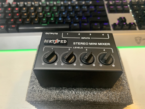 MKT/PKD Bộ Trộn Tín Hiệu 4 Line RCA, Chọn Nguồn Âm Thanh