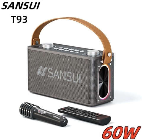 SANSUI T93 Nghe Nhạc Siêu Hay Bluetooth 5.3, Loa Nội Địa Trung